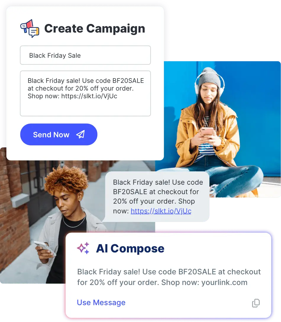 Connect with your customers.