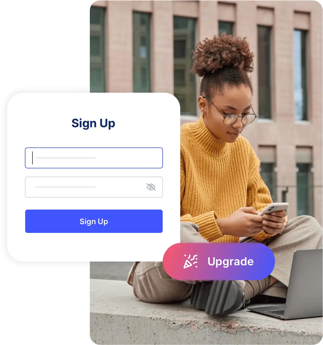 Create your account.